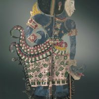 Mythlok - Siti Dewi puppet Shadow puppet of the Malaysian cultural heroine Siti Dewi