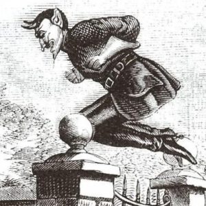 Mythlok - Spring Heeled Jack real_ Historical depiction of the Victorian Urban Legend of Spring Heeled Jack