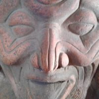 Mythlok - Tatewari sculpture Sculpture of the Huichol fire god Tatewari