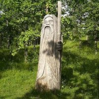 Mythlok - Tharapitha statue Statue of the Estonian thunder god Tharapita