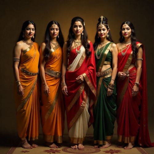 Image of the Panchakanya from Indian Mythology