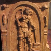 Carving of Charun the Etruscan psychopomp