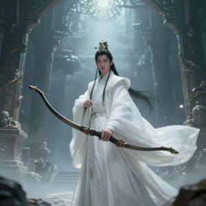 Daebyeol-wang from Korean mythology, portrayed as a dignified underworld king