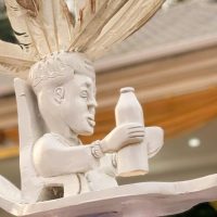 Mythlok - Egbesu statue Statue of the Ijaw god Egbesu