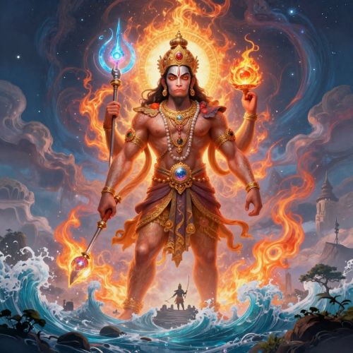 An image representing Hanuman's Boons