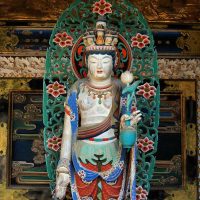 Idol of the Japanese bodhistava Kannon