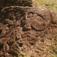 Carving representing the Rapa Nui creator god Makemake