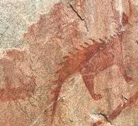 Mythlok - Mishipeshu cave art Ancient wall art of the Mishipeshu