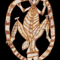 Mythlok - Namarrkon ancient Ancient art of the Kunwinjku lightning man Namarrkon