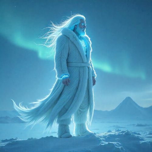 humanoid depiction of Num, the Nenets sky god