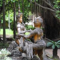 Statue of the Cambodian mermaid Sovanna Maccha