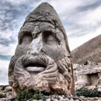 Mythlok - Aramazd bust Stone bust of the Armenian creator god Aramazd