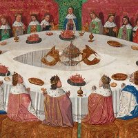 Round Table featuring the legendary king Arthur