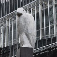 Mythlok - Bundjil statue Statue of the Taungurung creator eagle Bundjil