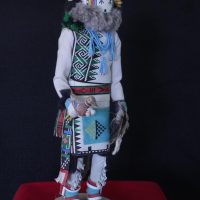 Mythlok - Kiaklo doll A figurine representing the Zuni kachina Kiaklo