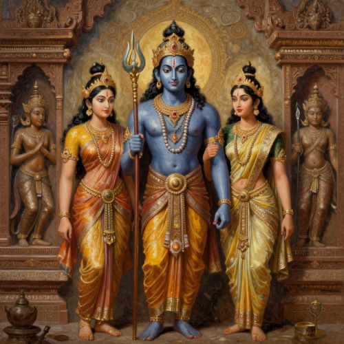 Ramayana versions merged into one frame