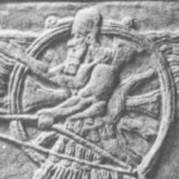 Mythlok - Ashur stone art Ancient wall carvings of the Assyrian god Ashur