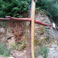 Statue of the Asturian winged serpent Cuelebre