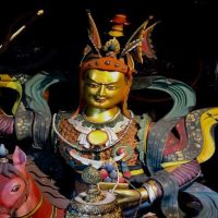 Statue of the Tibetan and Bhutanese king Geser
