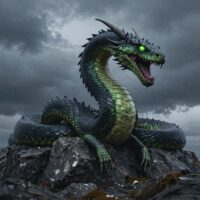 Mythlok - Linnormr Linnormr from Norse legend, colossal serpent-dragon with two forelegs and no hind legs