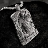 Pendant of Norse moon god Mani