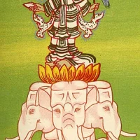 Painting of the Burmese God Thagyamin