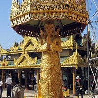 Statue of the Burmese God Thagyamin