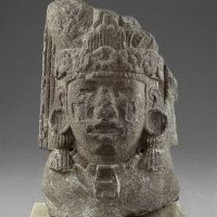 Stone statue of the Aztec goddess Xilonen