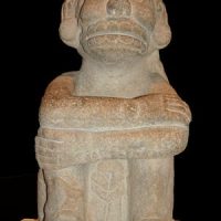 Stone statue of the Aztec goddess Xilonen