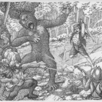 Mythlok - Amomonggo art Art showing the Philippine monster Amomonggo