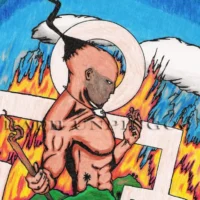 Modern art of the Chamorro god Puntan