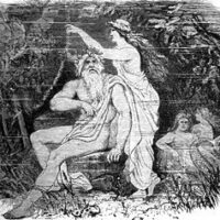 Painting of the Norse goddess Ran