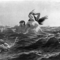 Painting of the Norse goddess Ran