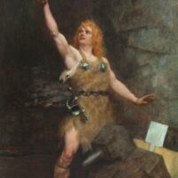 Mythlok - Sigfried painting2 Painting of the Germanic hero Sigfried