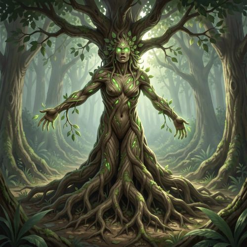 Boon of Transformation being bestowed upon Daphne