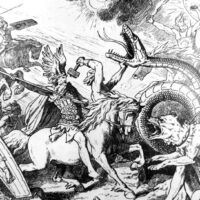 Mythology - Garmr drawing2 Drawing of the Norse Garmr