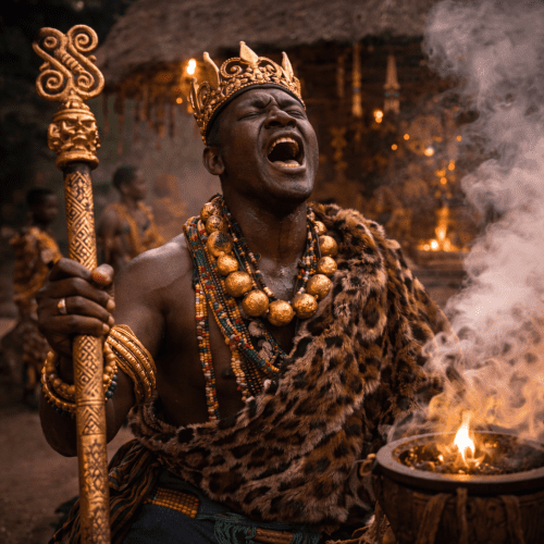 Image of the West African Akan people, symbolizing rich culture, heritage, and traditional artistry.