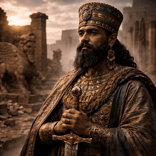 Symbolic image from Assyrian Mythology