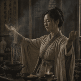 A cultural scene inspired by Chinese mythology