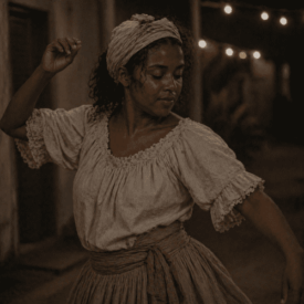 A cultural scene inspired by Creole mythology