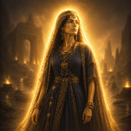 Hurrian goddess Allani in the underworld