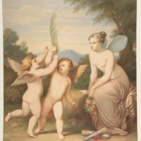 Mythlok - Anteros painting 2 Painting of the Greek god Anteros