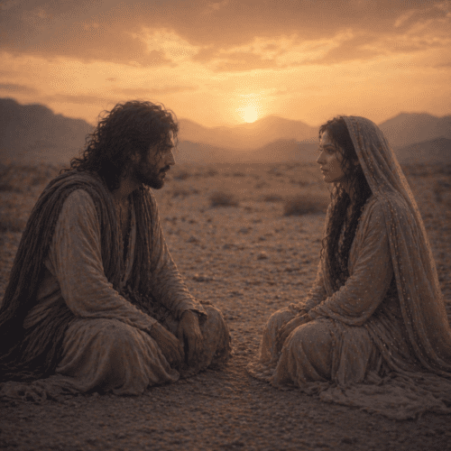 Layla and Manjnun at sunset