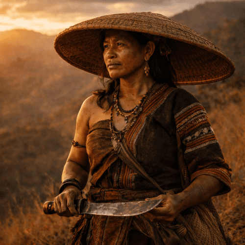 Matabagka, a powerful Talaandig heroine from Philippine epic tradition