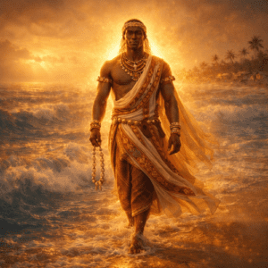 Nai, the Ga Adangbe sea god, embodied in physical form