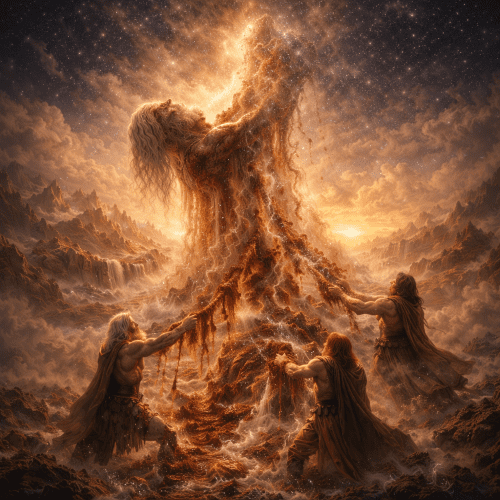 Norse creation story in full cosmic creation mode