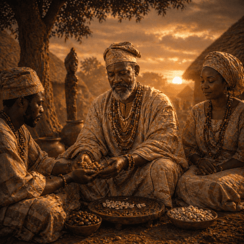 Orunmila's Boon of Ifá Divination exchange under the sunset