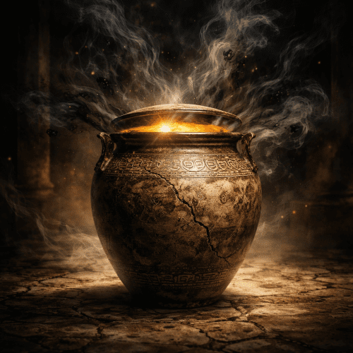 Pandora’s Box as an ancient Greek pithos jar