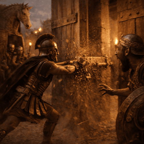 A main incident during the Trojan War