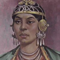 Painting of the Philippine legend Urduja